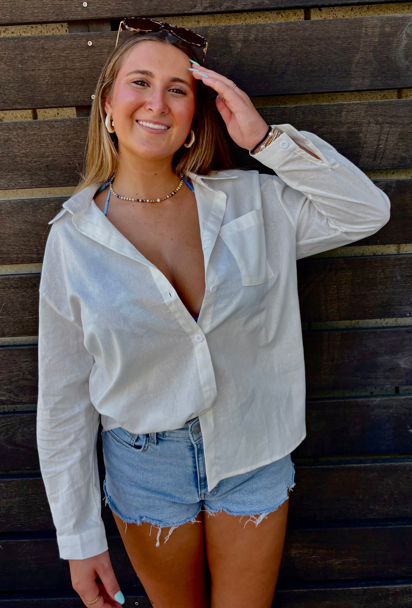 Classic Button Down - White