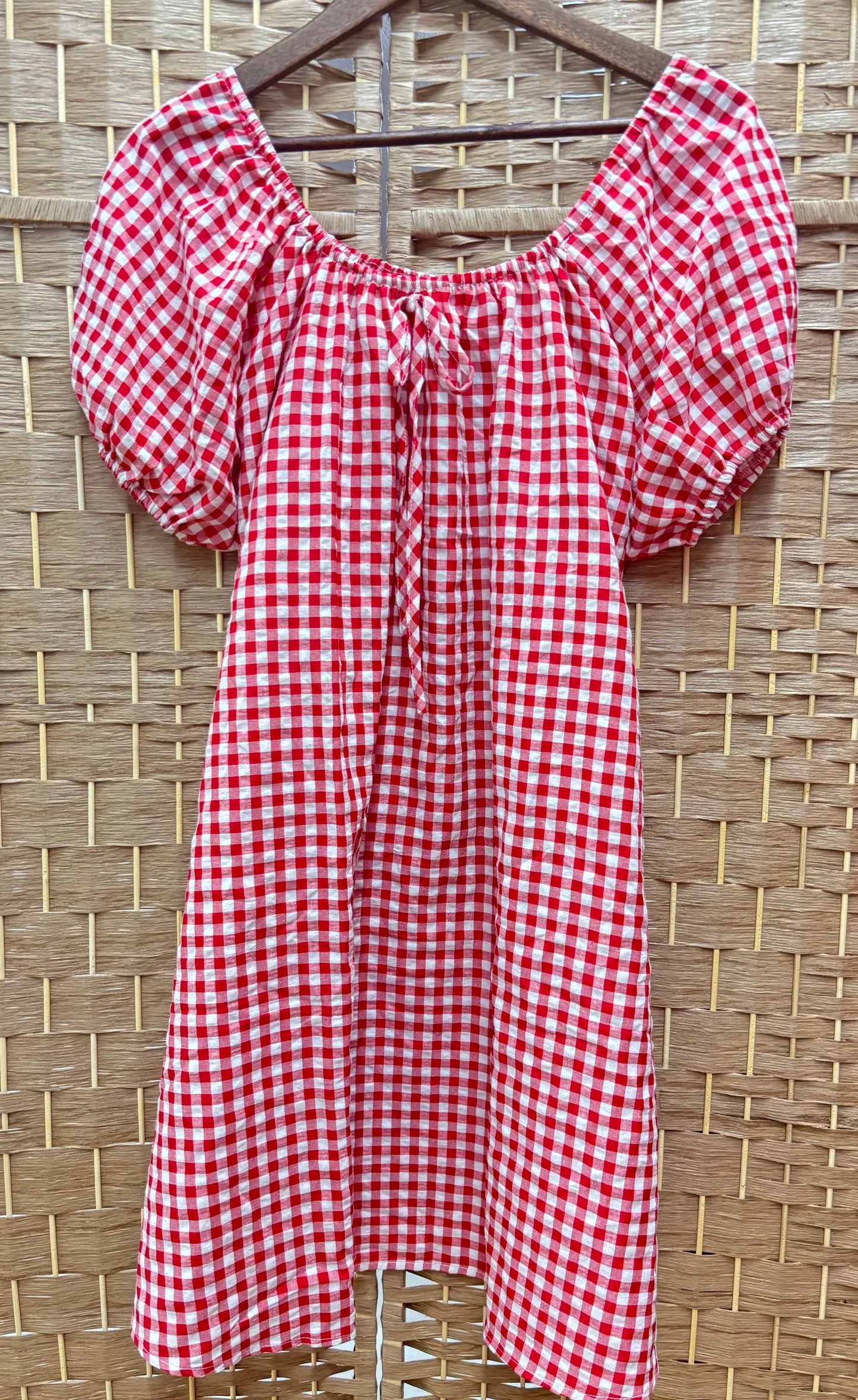 Gingham Garden Party Babydoll Dress