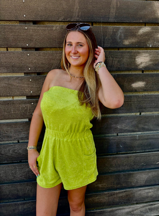 Lagoon Terry Romper