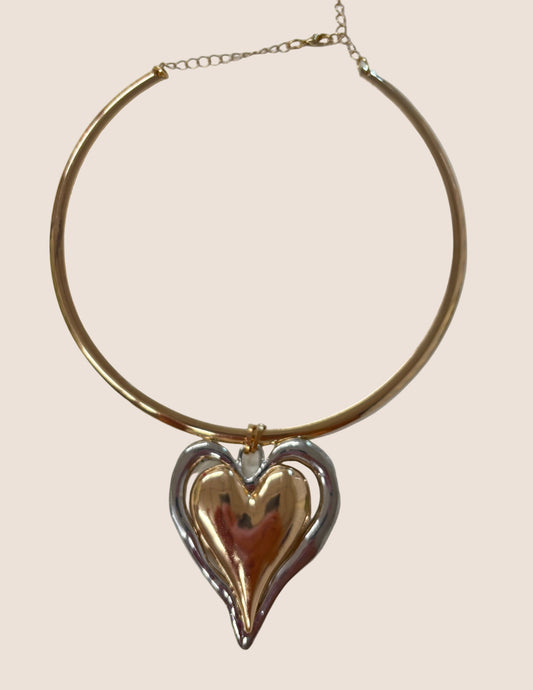 ILY ILY ILY Heart Choker