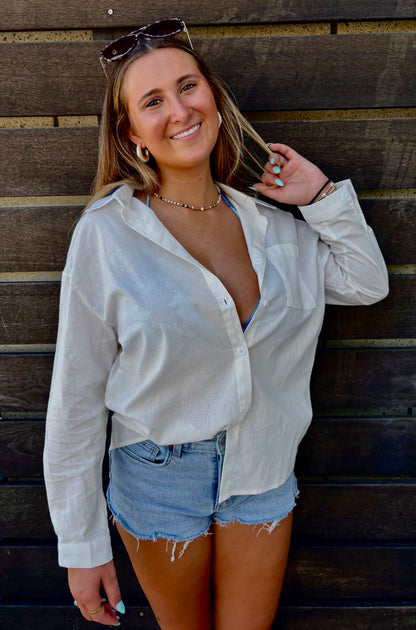 Classic Button Down - White