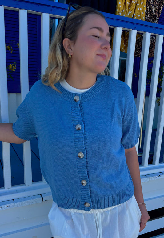Coastline Cardigan - Blue