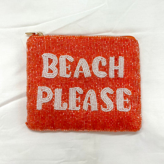 “Beach Please” XL Coin Purse