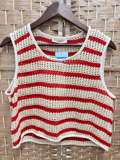 Red Striped Driftwood Tank