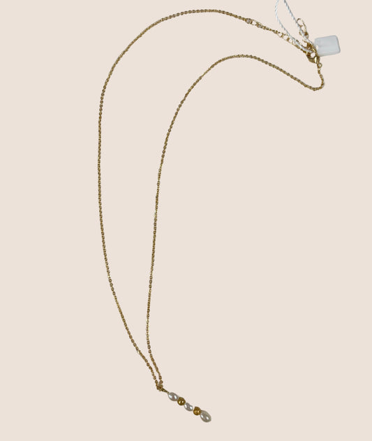 Triple Pearl Necklace
